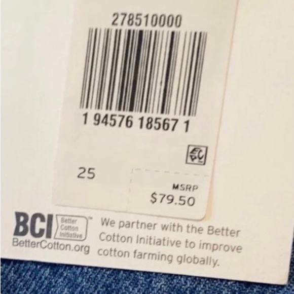 Levi’s Premium Utility Button Front Denim Jeans Skirt NWT - Picture 9 of 10